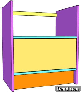 Attaching drawer face