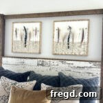 Finished DIY Dried Flower Frames, ready for display