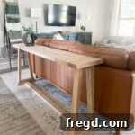 Thumbnail for DIY Console Table plans