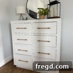 Image illustrating the 8-Drawer Dresser plans