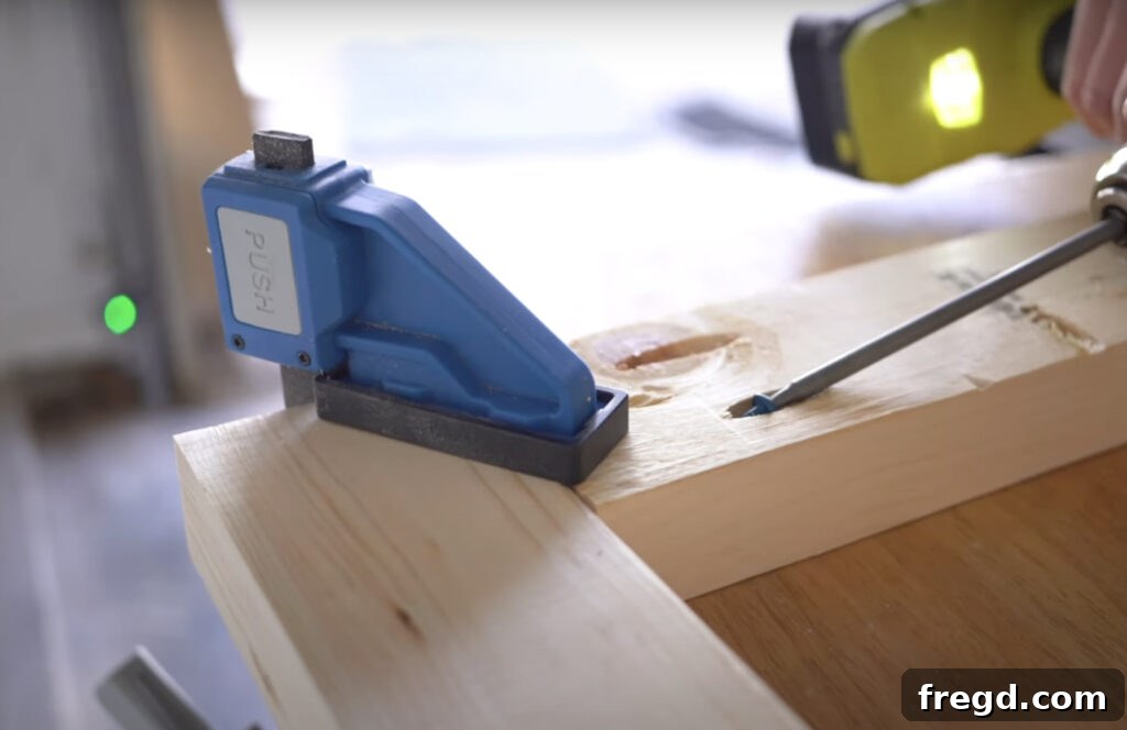 Assembling the Headboard Frame