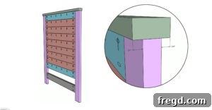 Headboard Trim Step