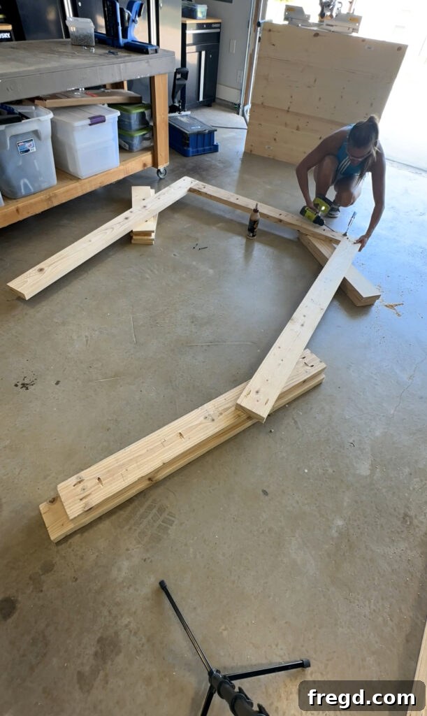 Building the Headboard Frame