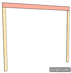 Removable Modern Accent Wall DIY for Renters 27 Image showing MDF trim pieces being installed onto the wall.