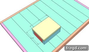 Attaching the front of the planter box and adding address numbers