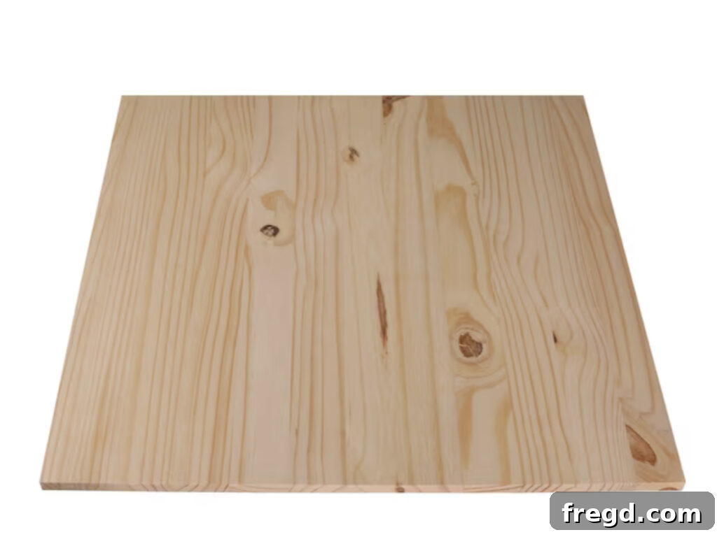 Modern Waterfall Console Build It Yourself for Less Than 100 Dollars 4 Lumber selection for the DIY Waterfall Console Table