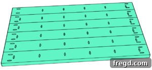 Assembling tabletop planks with pocket holes