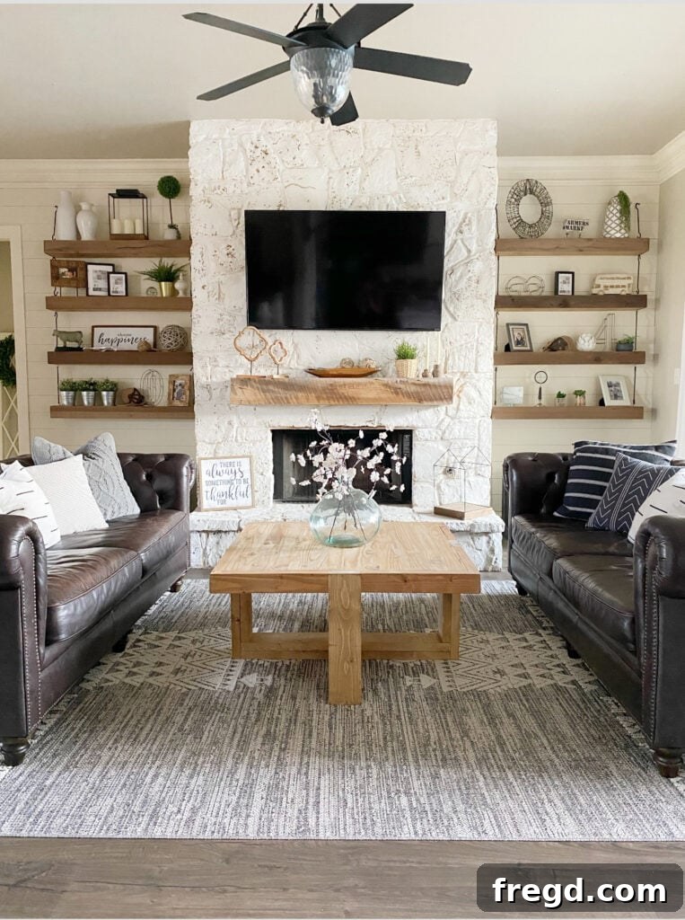 Craft Your Perfect Coffee Table: 16 Free DIY Plans and Video Tutorials 22 Spacious square coffee table providing ample surface area for large living rooms