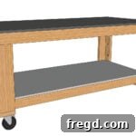Finished 4x8 Workbench