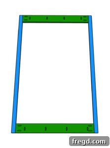 Summary image for building hutch back frame.