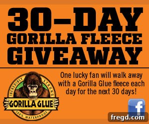 300 x 250 Banner Shanty2Chic NEW Gorilla Glue 300x250 banner promoting their Facebook page and daily giveaways