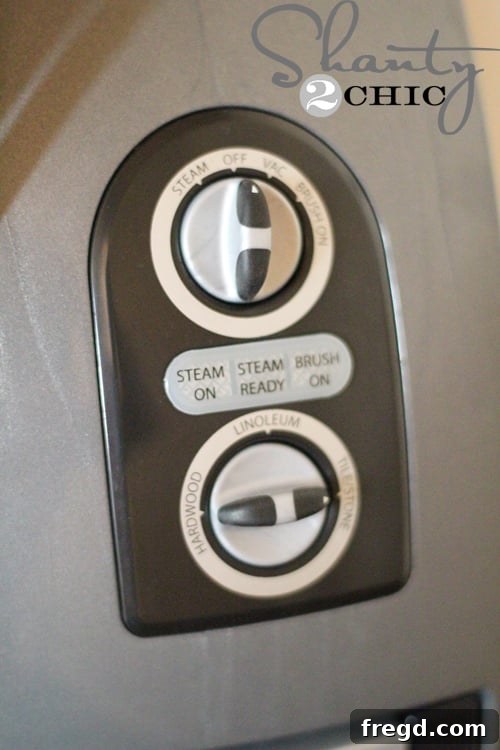 Oreck VersaVac Function Selector Dial: Easy Mode Switching for Vacuum and Steam