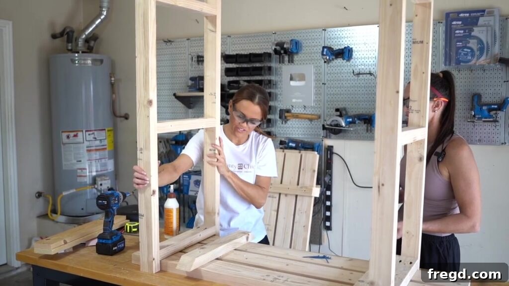 Top shelf installed
